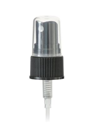 ใบรับรอง SGS ยางดำ 18 มม. Fine Mist Sprayer สำหรับขวดเครื่องสำอาง