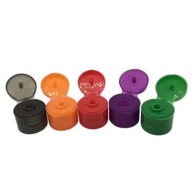 SGS 24mm Cylinder Bottle Flip Top Cap, 24410 Flip Top Cap For Water Bottle Smooth Closure