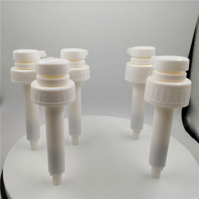 สีขาว 38/410 ปั๊มขวดน้ำเชื่อมขนาด 8CC สำหรับขวดน้ำผลไม้