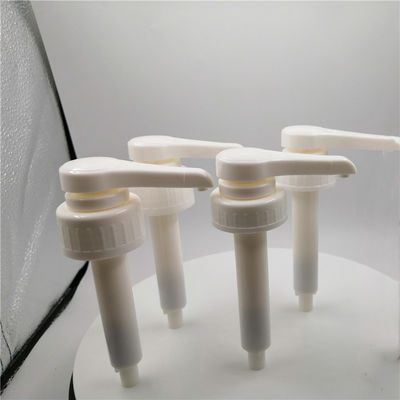 สีขาว 38/410 ปั๊มขวดน้ำเชื่อมขนาด 8CC สำหรับขวดน้ำผลไม้