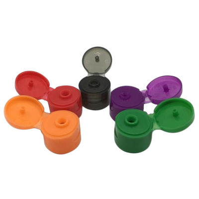 SGS 24mm Cylinder Bottle Flip Top Cap, 24410 Flip Top Cap For Water Bottle Smooth Closure