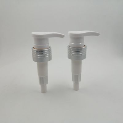 การเปลี่ยนขวดปั๊มโลชั่นอลูมิเนียมขนาด 4cc 28 มม. พร้อมการปิดด้วยเงิน