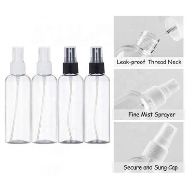 ขวดสเปรย์ปั๊มพลาสติกสีที่กำหนดเอง 10ml 30ml 50ml 60ml 100ml