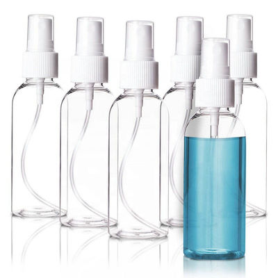 ขวดสเปรย์ปั๊มพลาสติกสีที่กำหนดเอง 10ml 30ml 50ml 60ml 100ml