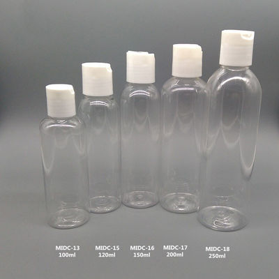 ขวดพลาสติกพลิกด้านบน 30ml 60ml 100ml ขวดพลาสติก PET สำหรับผลิตภัณฑ์ดูแลผิว